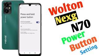 How To Wolton NEXG N70 Power Off Button SettingSwitch Off(Uzzol Technology)