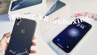 iPhone XR aesthetic unboxing in 2024 ⋆𐙚₊ + decorate