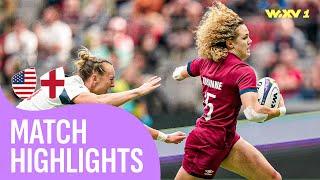 Red Roses run riot  | USA v England | Highlights | WXV 1