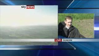 Человек пересек Ла-манш на воздушных шариках