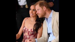 Meghan Markle stuns in another fabulous strapped dress, Harry dances to the tune of the music!