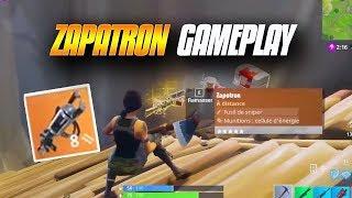 THE ONLY REAL GAMEPLAY OF ZAPATRON IN FORTNITE!