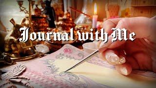Fairy Notes ️ Journal with Me | Drawing and Painting Sounds for Relaxation | No Talking ASMR