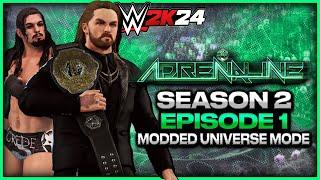 SWW Adrenaline | WWE 2K24 Modded CAW Universe Mode | S2 Ep. 1 (Season Premiere)