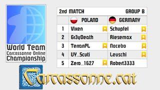 Carcassonne World Team Championship  (Poland vs. Germany) | Live Cast