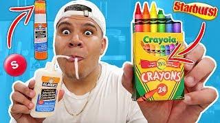 DIY Edible School Supplies!! Back to School Pranks *YOU CAN EAT*