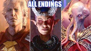 Baldur's Gate 3 - All Endings (Good, Evil, Dark Urge, Mind Flayer)