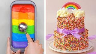 How To Make Rainbow Cake Decorating Ideas | 12 So Yummy Chocolate Cake & Dessert Recipes