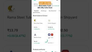 #myportfolio#mutualfunds#daychallenge39#bestindexfund#growthfund#portfolioreview#groww#shorts#market