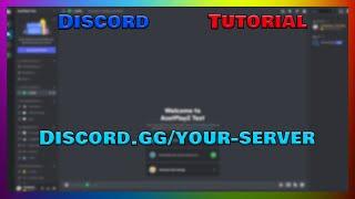 Discord own vanity URL Link ! | english | tutorial | 2022