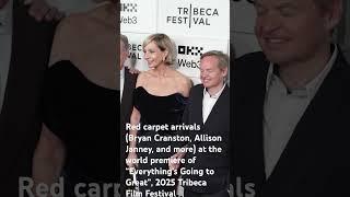 Red carpet arrivals for the world premiere of Everything’s Going to be Great, #Tribeca2025