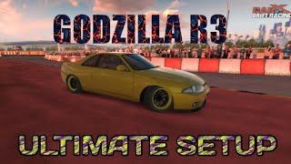 Godzilla R3 Ultimate Setup + Test Drive! (Nissan Skyline R33 Ultimate) CarX Drift Racing