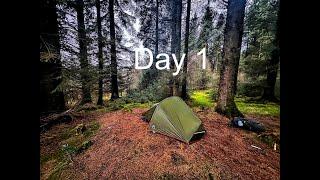 West Highland Way - March 23 - Solo Wild Camping - Day 1