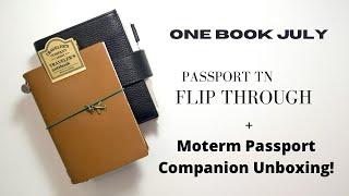 Passport TN Flip Through + Moterm Passport Companion Unboxing | One Book July 2022