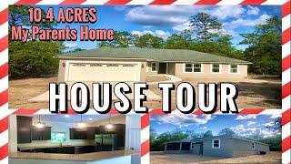 House Tour | Custom House Build In Florida | 10 Acres Raw Land