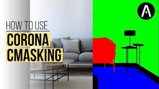 How to use the Corona Render only Mask & Cmasking Mask in 3dsmax and Photoshop