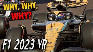 F1 2023 is COMPLETELY BROKEN in VR