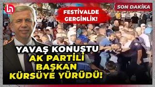 SON DAKİKA! Mansur Yavaş konuştu: AK Partili başkan kürsüye yürüdü! İşte o anlar...