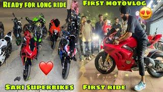 Pehla MotoVlog apni Ducati par  or 7 Lakh ka exhaust laga diya bina chalaye  Long Ride k lye Ready