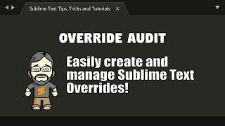 Introduction to OverrideAudit