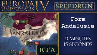 Andalusia formed in less than 10 minutes! - EU4 RTA NS5 Speedrun