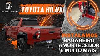 TOYOTA HILUX We install roof rack and lid shock absorber!
