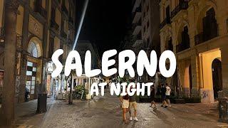  WALKING SALERNO AT NIGHT // OSMO POCKET 3 // AUGUST 2024 // ITALY //4K