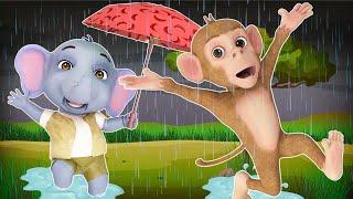 Barish Aayi Cham Cham | बारिश आई | Hindi Nursery Rhymes For Children