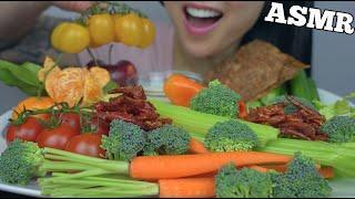 ASMR GIANT VEGGIE PLATTER (EXTREME CRUNCHY EATING SOUNDS) NO TALKING | SAS-ASMR