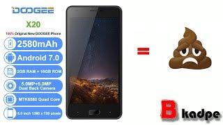 DOOGEE X20 - печальный смартфон за 60$