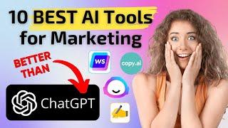 10 Best AI Marketing Apps (AI Tools, Compared - ChatGPT vs Jasper AI vs Copy AI vs 7 More!)