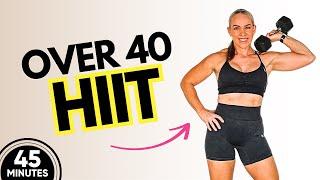 FEEL ENERGIZED NOT EXHAUSTED! | HIIT Workout for Women Over 40 | No Repeat | No Jumping