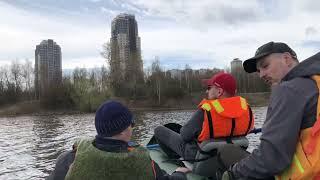 На байдарке по Москве реке Строгино-Крылатское Новое Тушино вид с воды Серебряный бор оз.Бездонное