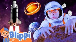 Blippi Trapped In SPACE! |  Blippi and Meekah Best Friend Adventures | Educational Videos for Kids