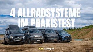 PRAXISTEST: Ist der Ford Transit Custom 4x4 der bessere Offroad-Bulli? 4 Allradsysteme im Vergleich