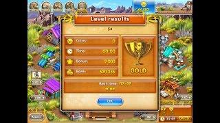 Farm Frenzy 3 only GOLD (level 54) playthrough Веселая ферма 3 (уровень 54) Золото