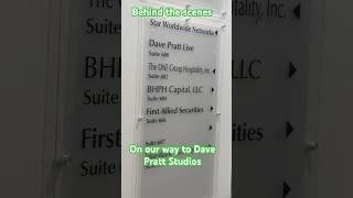 “On our way to Dave Pratt Studios ️ Behind the scenes of A Connection is a Connection