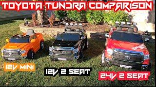 Remote Control Toyota Tundra Ride-On Toy Size Comparison From BIG TOYS DIRECT