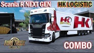 ETS2 1.34 COMBO SKIN PACK SCANIA R NEXT GEN HK Logistic Euro Truck Simulator 2