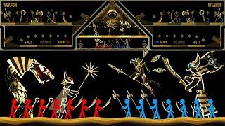 Stickman Fight : Gods of Egypt - Marble & Ragdoll battle