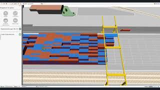 Имитационное моделирование перевалки контейнеров в морском порту в Anylogic