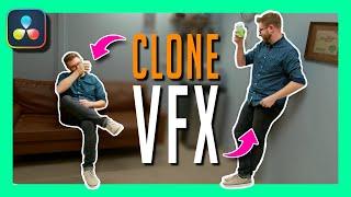 How to CLONE YOURSELF in DaVinci Resolve - Beginner VFX Tutorial
