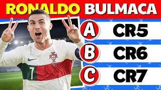 RONALDO BULMACA️Cristiano Ronaldo'yu Ne Kadar İyi Tanıyorsun? Futbol Bulmaca, Futbol Testi