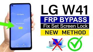 LG W41 (LM-K610M) : Google Account Bypass | Without Computer (NEW METHOD) 2024