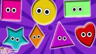 The Shapes Song | Nursery Rhymes | Shapes Nursery Rhymes With Lyrics