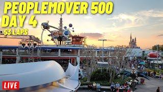  LIVE: PeopleMover 500 let's ride 500 Miles Day 4 at Magic Kingdom, part 2 Walt Disney World 1/7/25