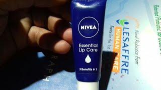 NIVEA Essential Lip Care Review in Hindi By Medical Dost