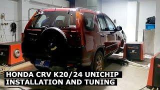 Honda CRV Unichip ECU Remap Installation and Dyno Tuning