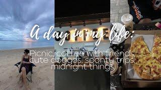 A day in my life: Picnic, Coffee with friends, Cute doggos, Sponty trips & Midnight things ️