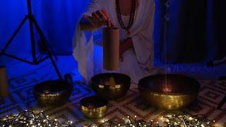 Live Tibetan Singing Bowls Meditation | Sound Healing For Relaxation | Shavasana